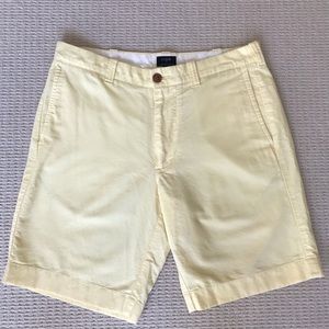 J. Crew Sunwashed Oxford Khaki Shorts | 31w |